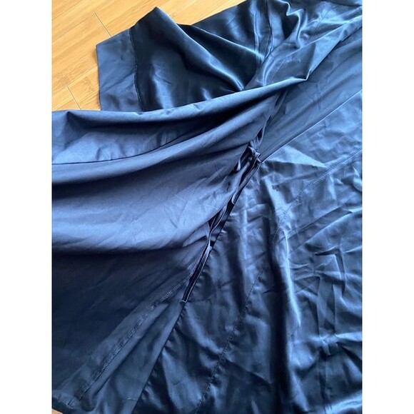 Third love satin black bathrobe - one size - Picture 4 of 6